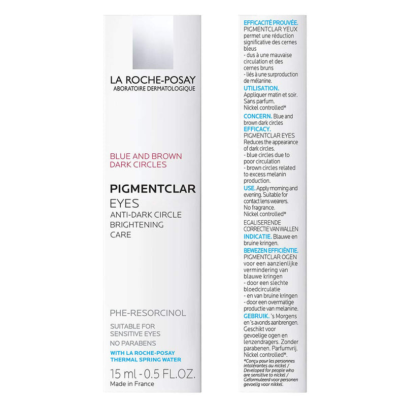 La Roche-Posay Pigmentclar Dark Circles Eye Cream with Caffeine, Brightens Under Eye Area and Targets Dark Circles La Roche-Posay