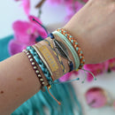 TROPICAL BRIGHTS VARIETY SET Flash Tattoos set of 25 assorted tropical inspired premium waterproof colorful metallic gold & silver jewelry temporary foil party tattoos - Party Supplies Flash Tattoos