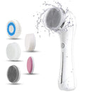 Facial Cleansing Brush with Dual Back Face Massage, Electric Spin Facial Brush with 5 Different Brush Heads for Deep Cleansing, Gentle Exfoliating, Removing Blackhead and Massaging P PRETIRENO