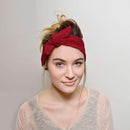 DRESHOW 4 Pack Bow Headband for Women Knotted Hair Band Facial Cloth Headbands DRESHOW Store