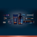 King C. Gillette Shave & Edging Razor Blades for Men, Pack of 3 Refills, with Built-in Single Blade Precision Trimmer Gillette