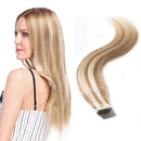 Tape in Hair Extensions Human Hair Grade 6A 16-22inch Double Side Tape Seamless Skin Weft Natural Hair Extensions Long Straight Silky 14" / 14 inch 40g