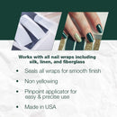 5 Second Nail Wrap Glue, Fix Splits, Cracks On Natural Nails and Full Cover Nails, Tips, Wraps 2 g, 3 count IBD