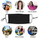 Comfortable Printed mask,Wine on Wooden Windproof Facial decorations for Adults GULTMEE