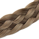Braided Hair band Plaited Headband Elastic Stretch Wide Plaited Braids Braided Headband Synthetic Hairpiece Chunky Braided Headband Trendy Girls Women (Medium-five strands braided, 9/24) S-noilite Store