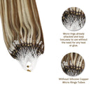 Ugeat 22Inch Microlink Hair Extensions Human Hair