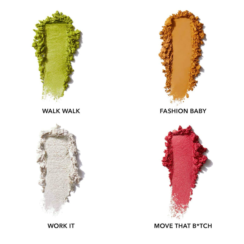 HAUS LABORATORIES By Lady Gaga: FOUR-WAY SHADOW PALETTE | 4-Shade Shadow Quad in 9 Colors, Blendable & Buildable Eye Makeup with Pigmented Matte, Metallic, Shimmer, and Sparkle Finishes martinandmark.com