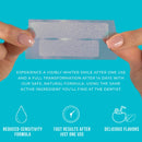 Zimba Teeth Whitening Strips - Zimba Whitening Strips - Teeth Whitening Formulated for Sensitive Teeth - White Strips Teeth Whitening - Natural, Enamel-Safe Whitening Strips (1 Pack, Peppermint) Zimba