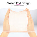 FANDAMEI Wig Cap, 4PCS Light Brown Mesh Wig Cap Net, Closed End Hair Mesh Net Wig Caps, Liner Weaving Caps for Women, Men, Kids Fandamei