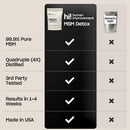Pure MSM Powder | Organic Sulfur Powder for Skin, Hair, and Nails | Cellular Detox, Joint Health, Immune Boost, & Increased Energy | 99.9% Pure MSM Supplement | Made in the USA, 0g Sugar (64 Servings) Infinity Warehouse