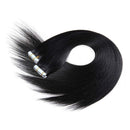 14inch Jet Black Tape In Hair Extensions Human Hair Tape In Extensions Jet Black Remy Hair Tape In Extensions 40g 1