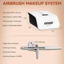 OPHIR Airbrush Makeup, Air Brush Kit with Air Compressor, 7x30ml Airbrush Foundation, 13x10ml Airbrush Blush Eyeshadow, Concealer & Loose Powder for Movie Stage Wedding Party Spray Makeup Airbrush Infinity Warehouse