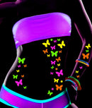 Sasswear Blacklight Body Stickers - Neon, 40/pk (Butterfly) Sasswear
