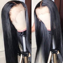 UNice Hair Straight Transparent Lace Front Human Hair Wigs for Black Women 10A Brazilian Virgin Hair 13x4 Lace Frontal Wig Pre Plucked with Baby hair 150% Density (16 inch) UNICE Store