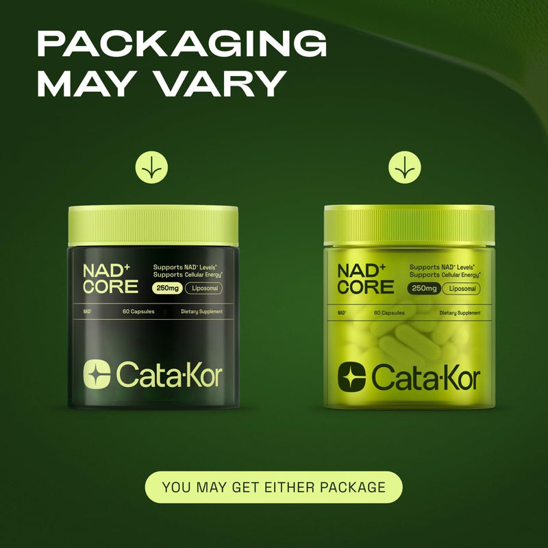 NMNH Supplement Alternative - Liposomal NAD CORE 250mg - 30-Day Supply - High Purity NAD Supplement for Healthy Aging, Energy - 60 Capsules Infinity Warehouse