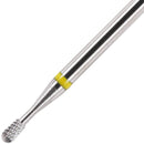 USA PANA Professional 3/32" Shank Size - Small Pear Shape Silver Carbide Bit Extra Fine Grit - Nail Drill Bit for Manicure Dremel Machine PANA