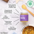 Ora's amazing Herbal, Newborn Salve, Diaper Rash Cream, Calendula Baby Balm, EWG Verified Baby Ointment, Acne Eczema, Butt Cream, Infant Massage, Natural Paraben Free, Good for Sensitive Skin Infinity Warehouse