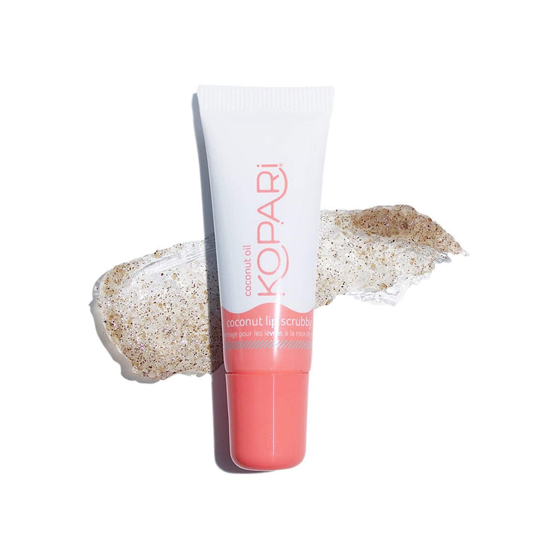 Kopari Coconut Lip Glossy Variety Bundle, Lip Gloss (2), Exfoliating Coconut Lip Scrubby (1), Hydrating & Moisturizing 100% Organic Coconut Oil, Vitamin E & Shea Butter, Non GMO, Vegan, Sulfate Free Kopari