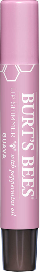Burt's Bees 100% Natural Moisturizing Lip Shimmer, Guava, 1 Tube Burt's Bees