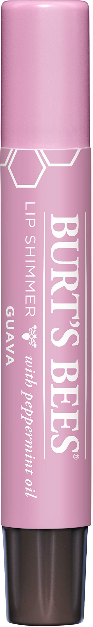 Burt's Bees 100% Natural Moisturizing Lip Shimmer, Guava, 1 Tube Burt's Bees