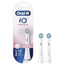 Oral-B iO Gentle Care Replacement Brush Heads, White, 2 Count Oral-B