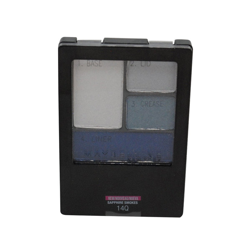 Maybelline New York Expert Wear Eyeshadow Quad, Sapphire Smokes, 0.17 oz Maybelline New York