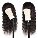9A Brazilian Loose Deep Wave Human Hair Wigs with Bangs for Black Women 150% Density Full Machine Made Loose Deep Wave None Lace Front Wigs Human Hair Natural Black Wigs with Bangs YISEA Store