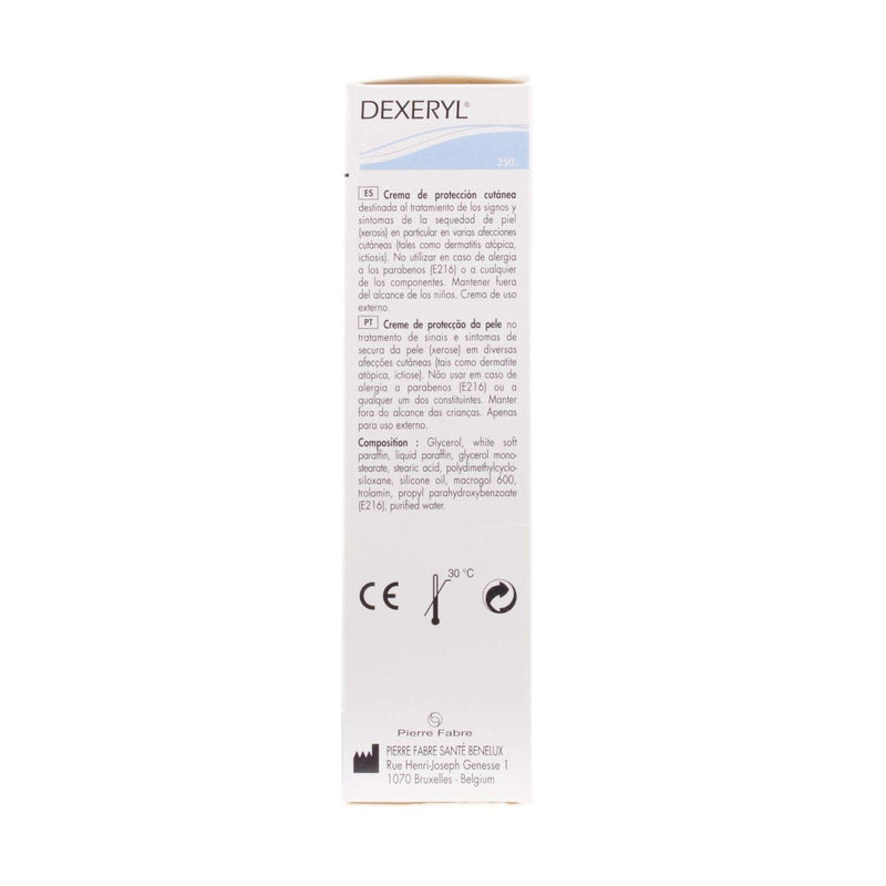 Dexeryl Emolient cream for dry skin 250g Restores the natural shine of the skin and hydrates it in depth. Dexeryl