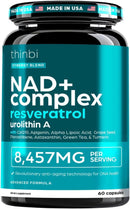 NAD Supplement 8457 mg Extra Strength NMN Alternative Liposomal + Green Tea for Women & Men w/Urolithin A, Resveratrol, CoQ10, Alpha Lipoic Acid – Energy Anti-Aging,Cell Regeneration –30-Day Supply Infinity Warehouse