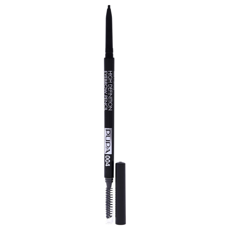 Pupa Milano High Definition Eyebrow Pencil - Waterproof Automatic Pencil With Mini Comb - Allows Super Defined Application for Sculpted Eyebrows, Precise and Intense Lines - 004 Extra Dark - 0.003 Oz PUPA Milano