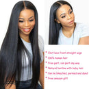 NOBILITY Hair 9A Lace Front Human Hair Wigs (22inch) 13x4 Brazilian Straight Lace Front Wigs 100% Unprocessed Virgin Human Hair with Baby Hair Pre Plucked For Black Women Natural Color NOBILITY Store