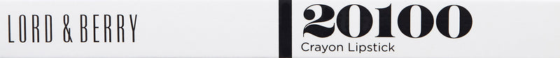 Lord & Berry 20100 Shining Crayon Lipstick, Moisturizing Jumbo Lipstick With Long Lasting Intense Color Payoff, Intimacy Lord&Berry