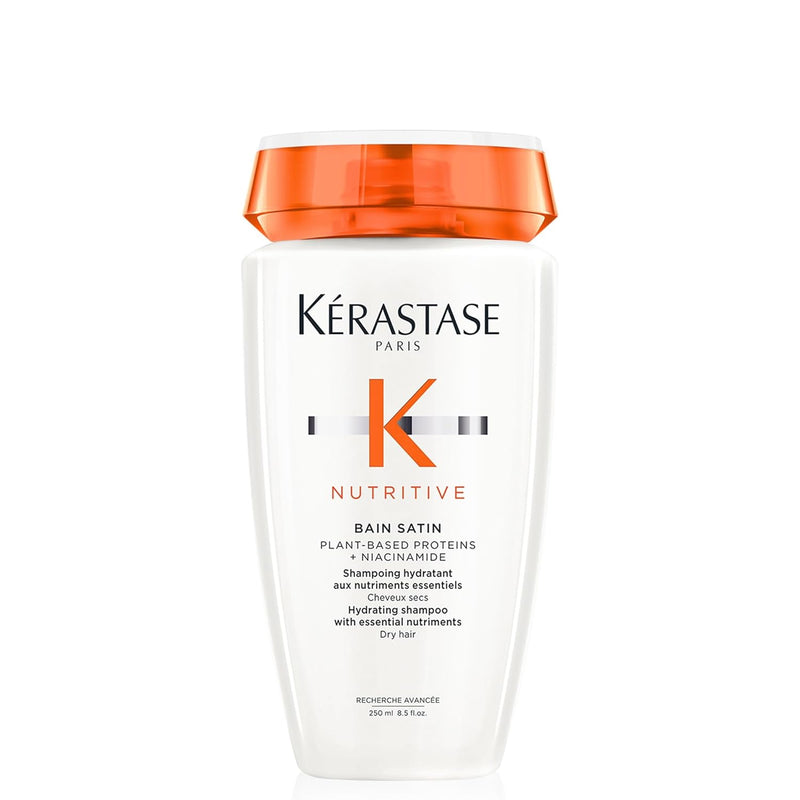 Kerastase Nutritive Bain Satin Shampoo | Gently Cleanses & Replenishes Moisture for Soft, Shiny Hair | With Plant-Based Proteins & Niacinamide | For Fine to Medium Dry Hair Infinity Warehouse