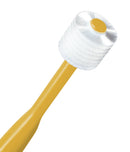 Brilliant Baby Toothbrush by Baby Buddy - for Ages 4-24 Months, Micro Bristles Clean All-Around Mouth, Kids Love Them, Yellow, 3 Count,03573Y Brilliant