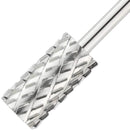 Pana 3/32" Safety Nail Carbide Bit - Silver Large Barrel Head (Grit: 4 Extra Coarse - XXXXC) for Electric Dremel Drill Machine PANA