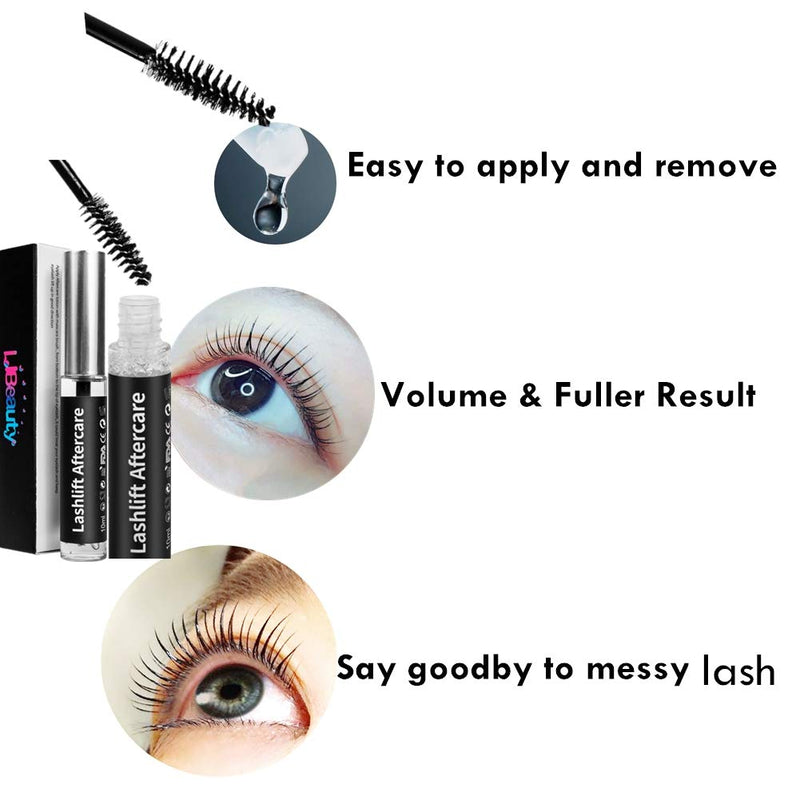 Brow Lamination and Lash Lift Nutrition Clear Eyelash Perm Aftercare Save Burning Eyelash & Eyebrow, Keratin Boost Care Fix Messy Brows/Lashes into Neat Look for 8 Weeks Libeauty