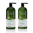 Avalon Organics Scalp Treatment Shampoo, Tea Tree, 32 Oz with Avalon Organics Conditioner, Scalp Treatment Tea Tree, 32 Oz Avalon Organics
