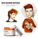 Orange Hair Coloring Dye Wax , SOVONCARE Temporary Natural Hairstyle Cream for Women & Men Kids Halloween Cosplay and Date 4.23 oz (Orange) SOVONCARE