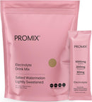 ProMix Nutrition Electrolytes Powder Hydration Packets - Himalayan Pink Salt, Magnesium, Potassium, Vitamin C - Raspberry, Lightly Sweetened - 30 Servings (Pack of 30) Infinity Warehouse