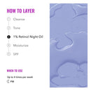 Good Molecules 1% Retinol Night Oil - Retinol and Rosehip Face Oil Formula for Anti-Aging, Skin Firming, and Moisturizing - Collagen Production Skin Care for Face Infinity Warehouse