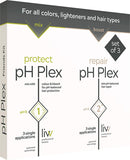 pH Plex Protect & Repair - Friends Kit, Protect Your Hair While Coloring or Bleaching, or Use as Deep-Conditioner to Repair Compromised and Damaged Hair, 3 Double Sachets of Steps 1 & 2 LIW