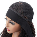 VSHOW Headband Human Hair Wigs 180% Density Kinky Curly None Lace Front Wigs for Black Women Glueless Machine Made Wigs 16Inch V SHOW
