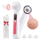 Blackhead Remover Vacuum, Upgraded Visible Facial Pore Cleaner with Magnifier & LED Filling Light, 3 Removable Suction Nozzles & 4 Acne Comedone Pimple Extractor Tools & USB Charging Cable Included Yootte