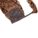 14 Inches Wrap Around Human Hair Ponytail Extensions 100% Remy Human Hair Long Corn Wave Curly With Comb Clip in One Piece Pony Tail Extensions For Girl Lady Women