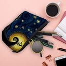 Cosmetic Bag MRSP Makeup bags for women,Small makeup pouch Travel bags for toiletries waterproof Dead The Nightmare Before Christmas (The Starry Night) MRSP