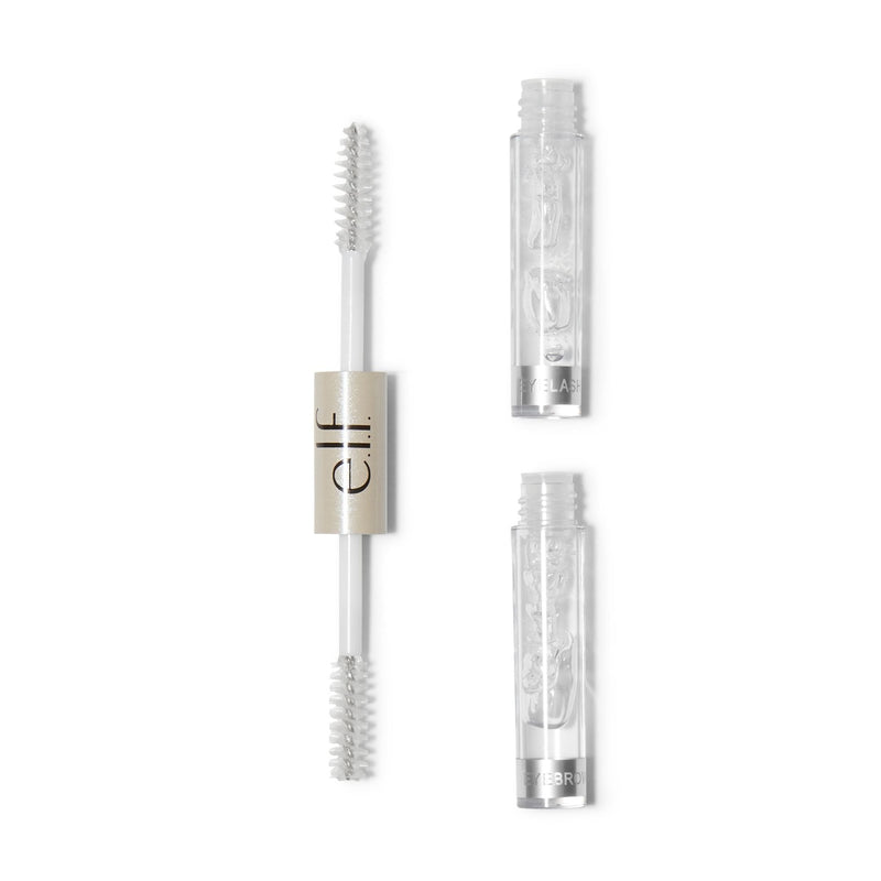2 Pack E.l.f. Essential Wet Gloss Lash & Brow Clear Mascara e.l.f.