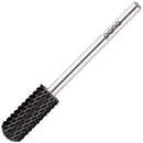 USA Pana 3/32" Safety Nail Carbide - Smooth Round Top Small Barrel Head for Electric Dremel Drill Machine (Black, Silver, Gold - 5XC to Extra Fine Grit) (Coarse, Small Barrel - DLC Black) PANA