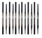 Kiss New York Professional Fine Precision Brow Pencil (Granite) KISS