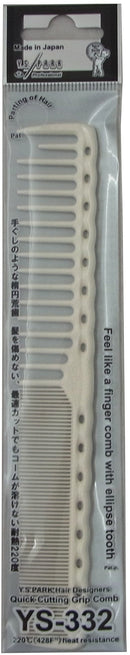 YS Park 332 Quick Cutting Grip Comb - White by Y.S.Park YS Park