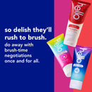 Hello Kids Fluoride Toothpaste Variety Pack, Includes a Strawberry Toothpaste, Unicorn Bubble Gum Toothpaste, and Blue Raspberry Toothpaste, Safe for Ages 2 and Up, 12 Pack, 4.2 Oz Each Infinity Warehouse